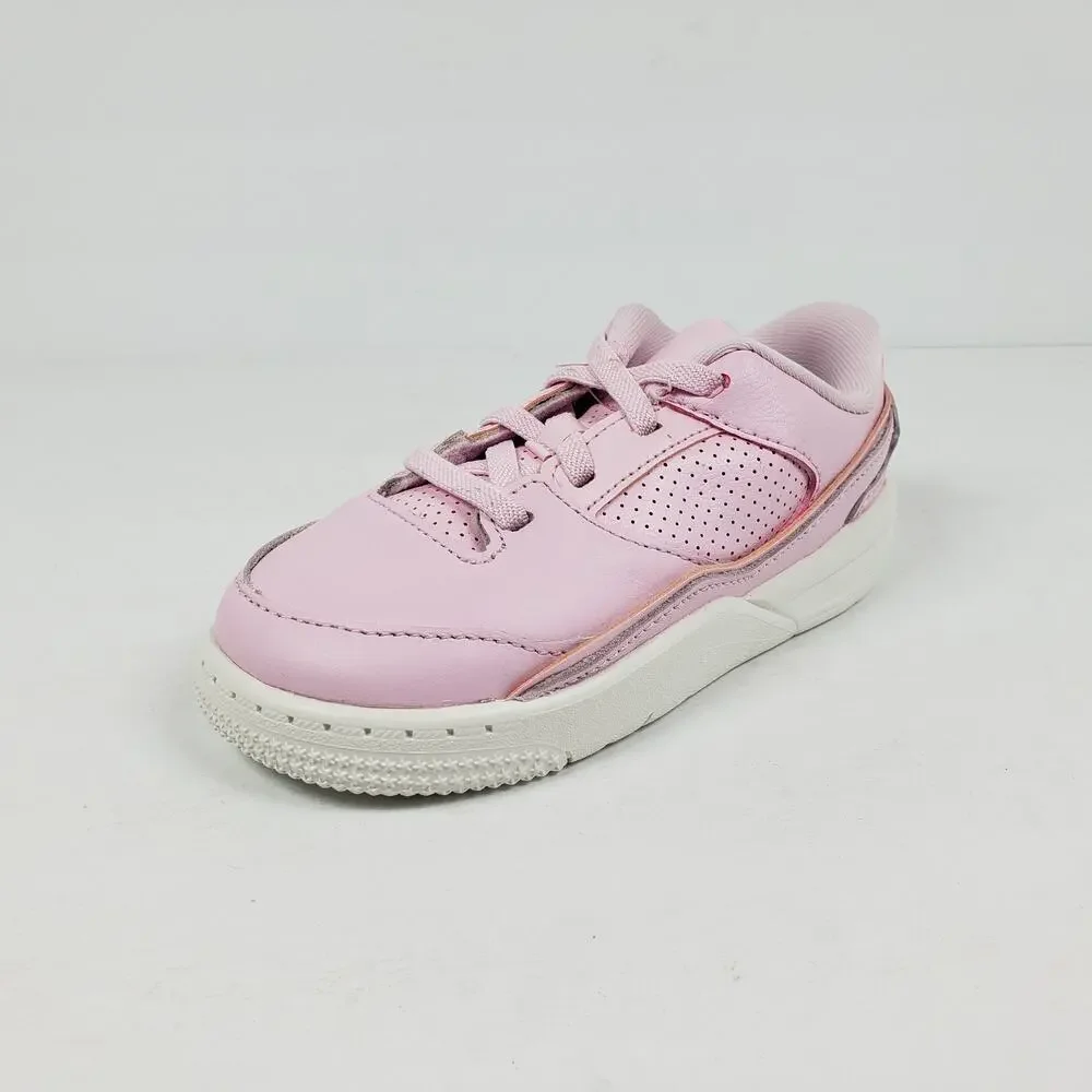 Nike Air Jordan Flight Court Toddler Girls Size 10c Pink Foam Sail Muslin Shoes